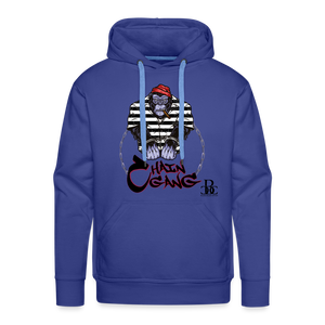 CHAIN GANG FREE BACCEND CHILD HOODIE - royal blue