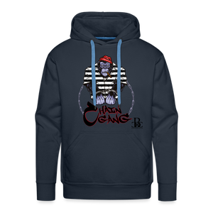 CHAIN GANG FREE BACCEND CHILD HOODIE - navy