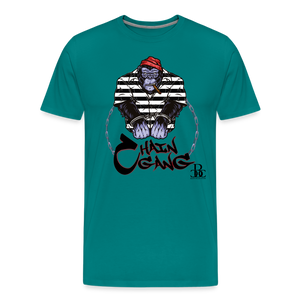 Chain Gang Free Baccend Child T-Shirt - teal