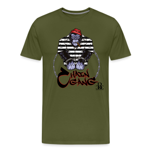 Chain Gang Free Baccend Child T-Shirt - olive green