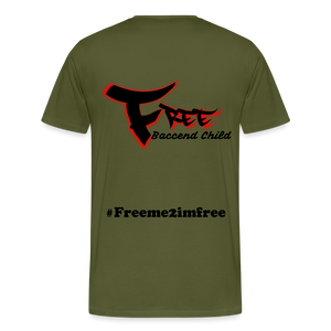 Chain Gang Free Baccend Child T-Shirt - olive green