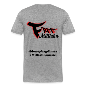 Chain Gang Free Moneybags T-Shirt - heather gray