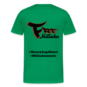 Chain Gang Free Moneybags T-Shirt - kelly green