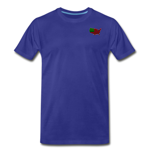 SMALL AFRICAN AMERICAN COUNTRY T SHIRT - royal blue