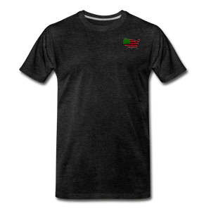 SMALL AFRICAN AMERICAN COUNTRY T SHIRT - charcoal grey