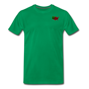 SMALL AFRICAN AMERICAN COUNTRY T SHIRT - kelly green