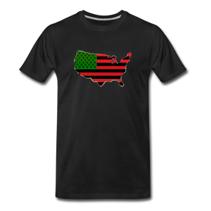 AFRICAN AMERICAN COUNTRY T SHIRT - black