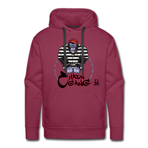 Chain Gang Free Prison Bae Men’s Premium Hoodie - burgundy