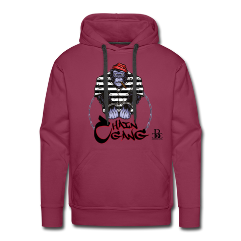 Chain Gang Free Prison Bae Men’s Premium Hoodie - burgundy