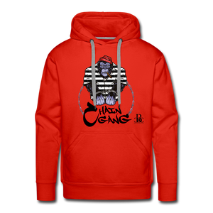 Chain Gang Free Prison Bae Men’s Premium Hoodie - red