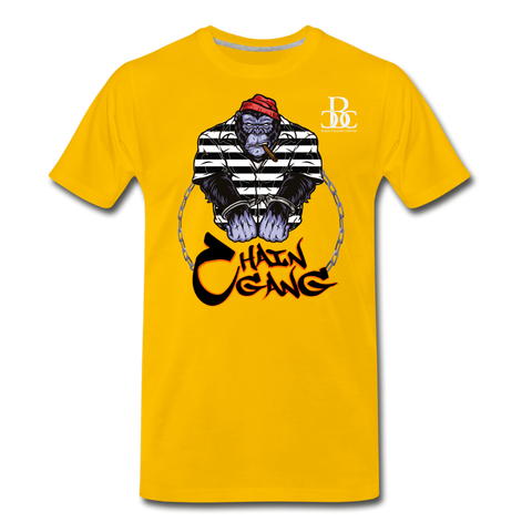 Chain Gang T-Shirt - sun yellow