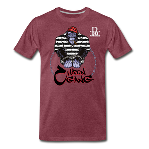 Chain Gang T-Shirt - heather burgundy