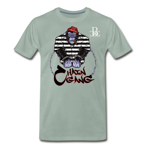 Chain Gang T-Shirt - steel green